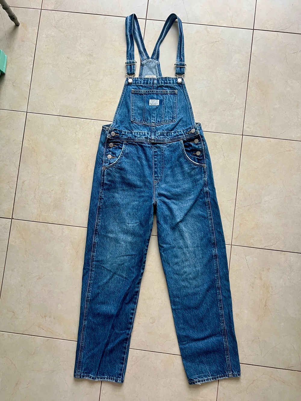 Levi Strauss Medium Wash Denim Overalls